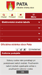 Mobile Screenshot of obecpata.sk